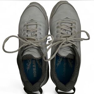 Hoka One One Bondi SR Womens 7.5 Shoe White Running Walking 1110521 WHT Leather